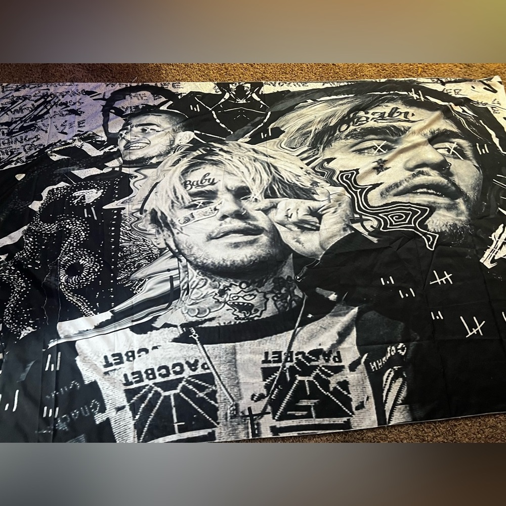 Large lil peep tapestry